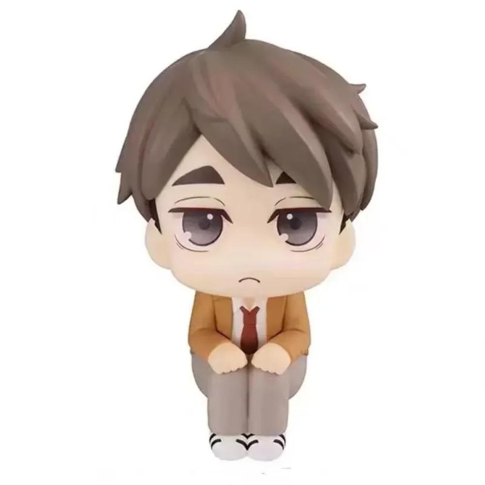 Anime Haikyuu!! Oikawa Tooru Iwaizumi Hajime Akaashi Keiji Podívej se nahoru Model Akční figurky PVC Q Verze Sběratelské Narozeninové Hračky