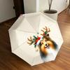 1pc Christmas Dog Decorations Umbrella with Plastic Handle,Suitable for All Seasons Home Travel Outdoor UmbrellaDD229