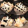 Cute Plush Cow Pillow Toy For Girls To Sleep On Bed