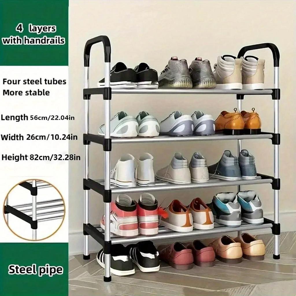 4/5/6/7 Layer Shoe Rack Shoes Organizer Shoerack Shoebox Shoe-Shelf Plant Shelves Metal Cabinet Shoes Organizer Cabinets Space