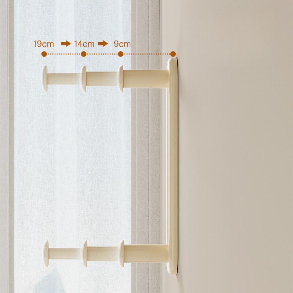 Hanger Storage Non-perforated Household Wall-mounted Retractable Storage Rack Wall Hanger Storage Rack
