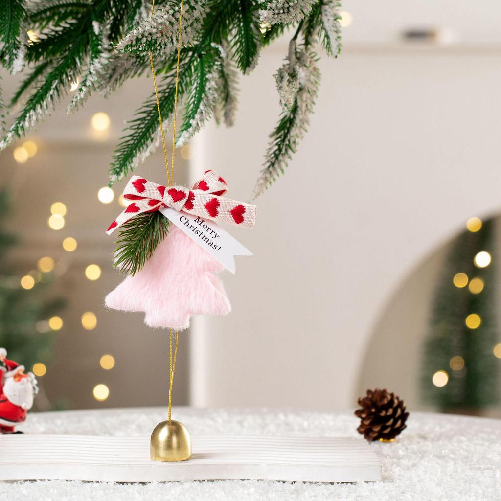 Festive Christmas Tree & Door Hanging Bells - Plush Ornaments & Gifts