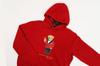 Polo Ralph Lauren Polo Bear Print Pullover Sweatshirt Size Red Men's Hoodie, M, (Product Code 01020106)