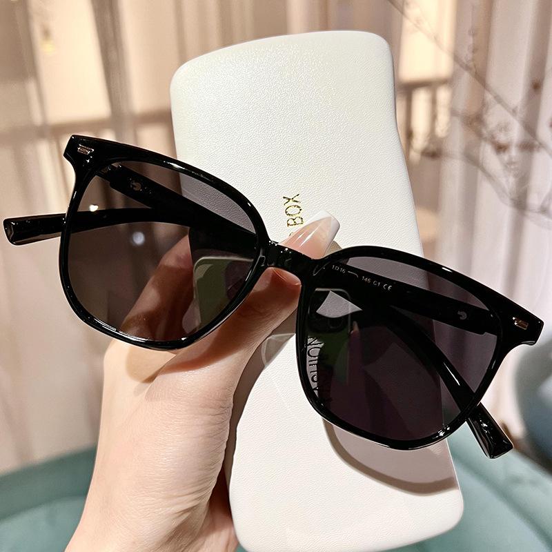 

Солнцезащитные очки в черной оправе коричневого цвета, женские желтые поляризованные солнцезащитные очки с защитой от ультрафиолета, большая оправа для очков