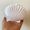 3D Seashell Shell Toothbrush Holder Aesthetic Coastal Style Toothpaste Toothbrush Stand Beach Theme Plastic Desktop Storage Box