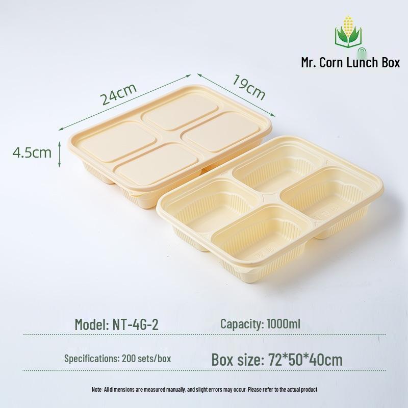 

Mr. Corn Disposable Biodegradable Corn Starch Meal Box