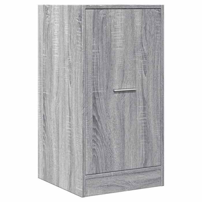 VidaXL Armoire apothicaire sonoma gris 40x41x77,5 cm bois d'ingénierie, coffre d'apothicaire, meuble d'apothicaire, coffre à 855192