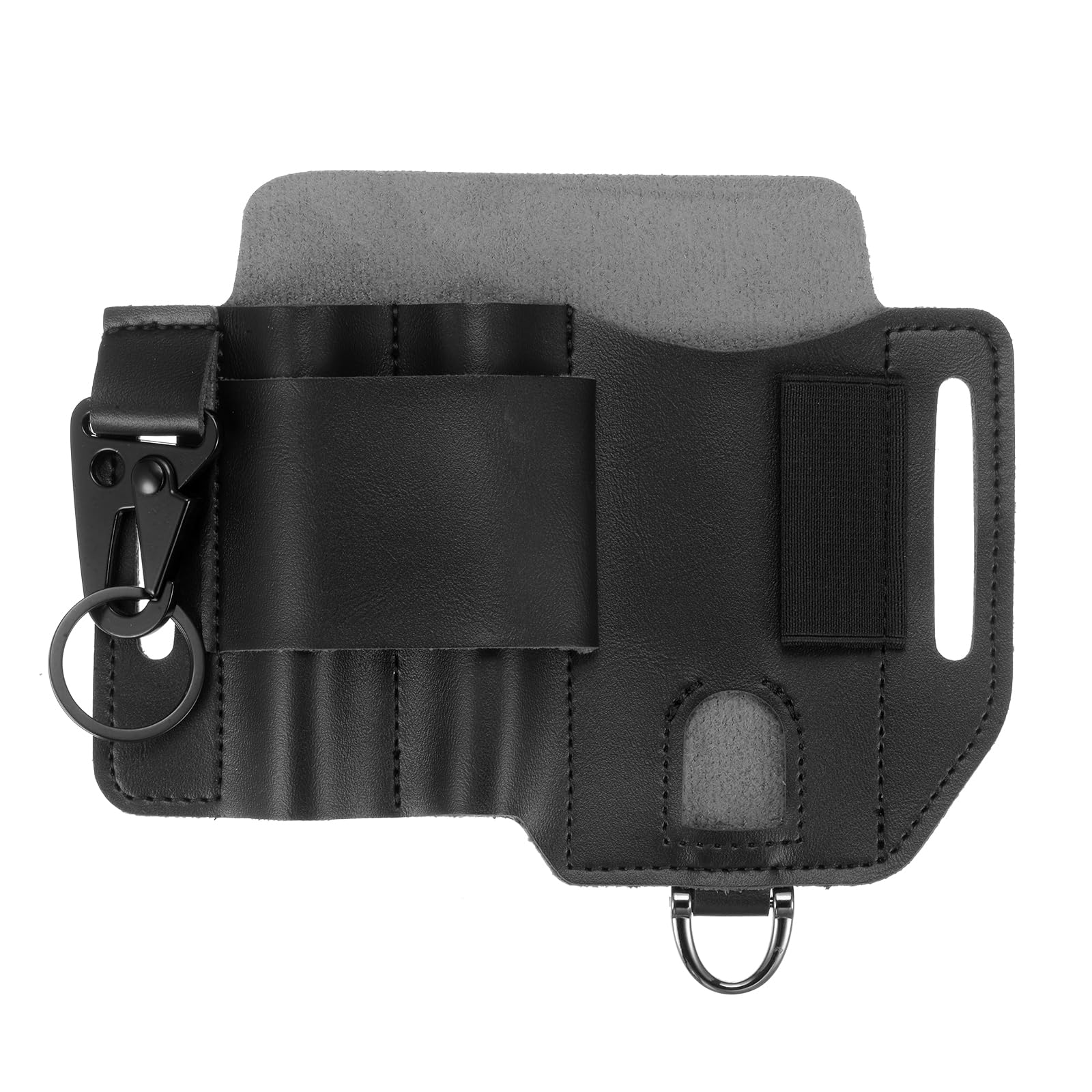 

uxcell Чохол для мультитула EDC Кишеньковий органайзер x PU Шкіра Великої місткості Шкіряний EDC Кишеньковий органайзер для тримача для ручок Ключниці Ліхтарика Мультитула