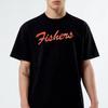 Unisexs Tshirt Fashionable Trend Comfortable and Casual Fishers Script Graphic TShirt Unisexs Cotton Graphic Short Sleeve Tee Top
