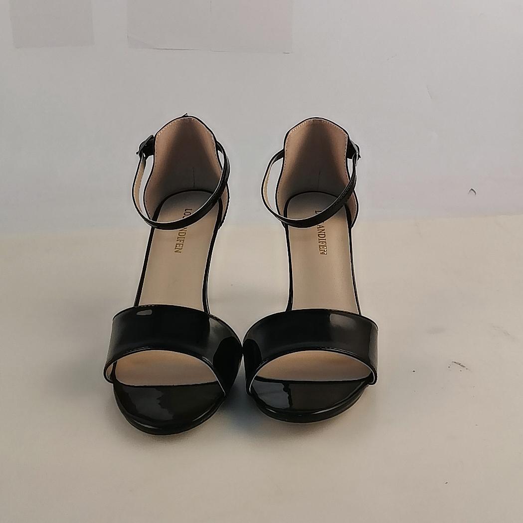 Летние босоножки с открытым носком и ремешком на щиколотке Женская обувь Босоножки — фото 4