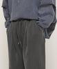 CARGOBROS In Pig Brushed Training Wide Straight Pants (Charcoal)