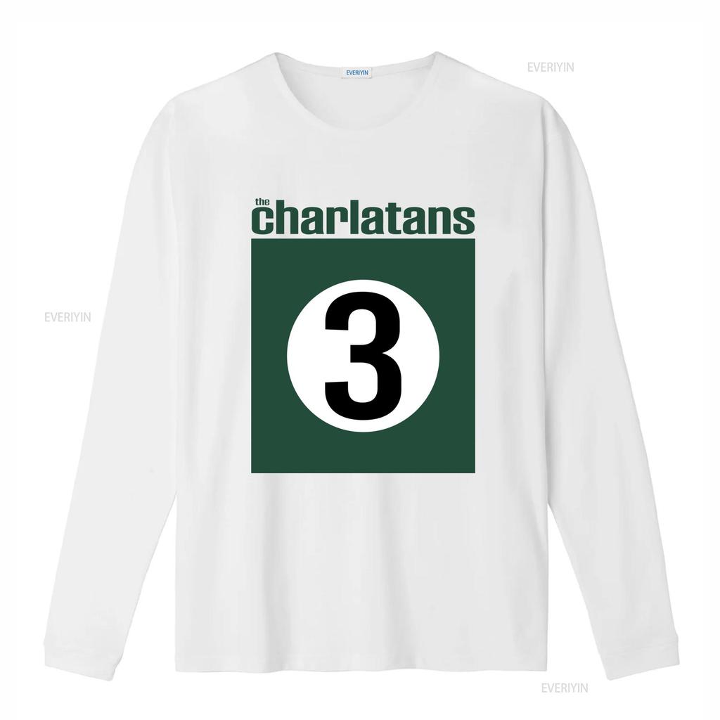 The Charlatans THREE Sproston Green Μπλουζάκι για Άνδρες Ρετρό Στυλ Εκτύπωση Υψηλής Ποιότητας vintage Πλυμένο Τεντωμένο