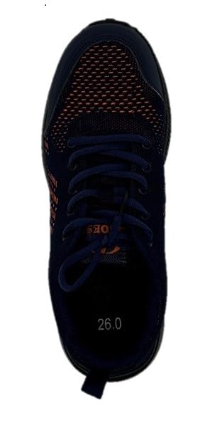 GD Japan GD-270 Resin Toe Cap Work Shoes, Navy, Size 24.5cm, Lace-Up