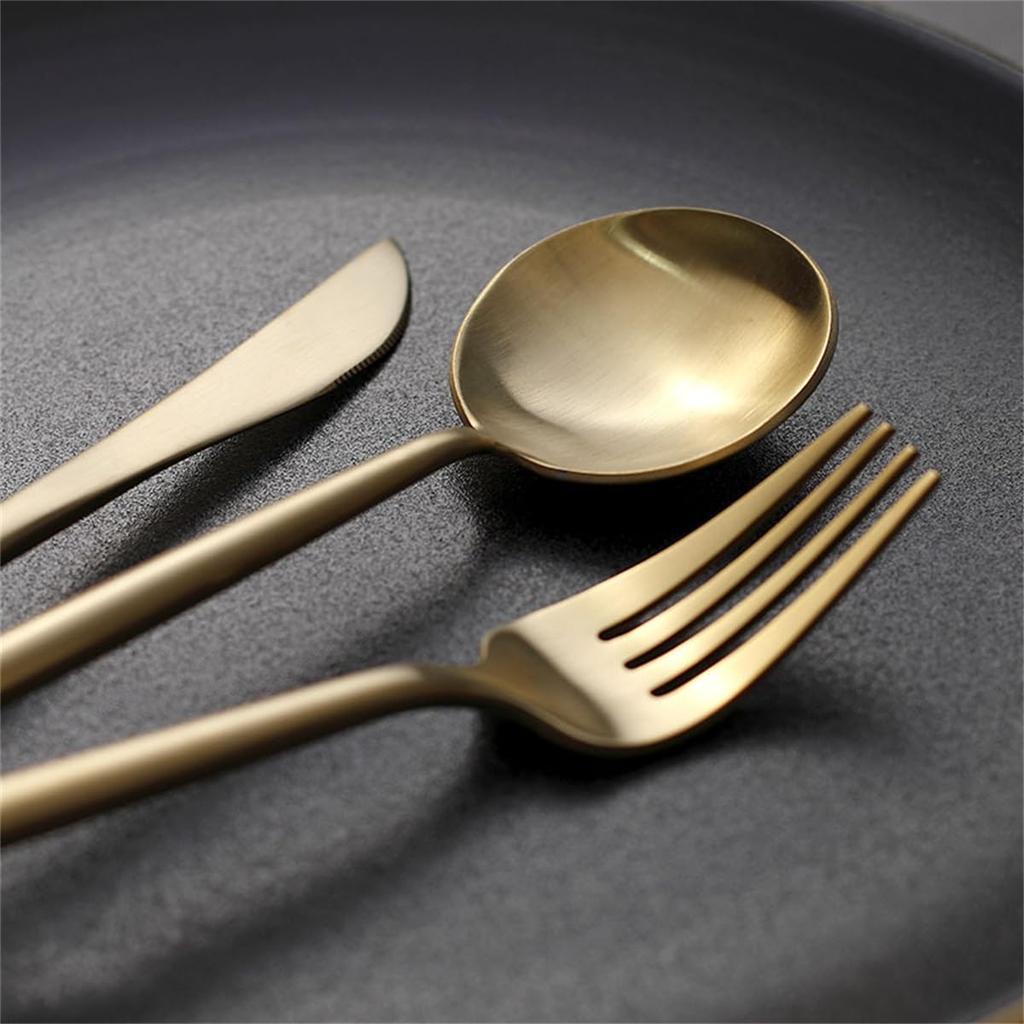 andoo Cutlery Set Set of Dishwasher 20 Colors to Choose Cutipol Style Minnie Spoon Tableware Cake Stainless Wedding Holiday Housewarming Gift Set of