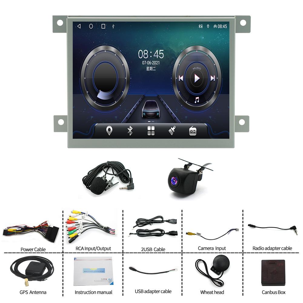 Car Radio Multimedia For Jeep Grand Cherokee 2014-2017 8.4 inch Car Stereo Radio Carplay Android Auto GPS Navigation 4G BT SWC