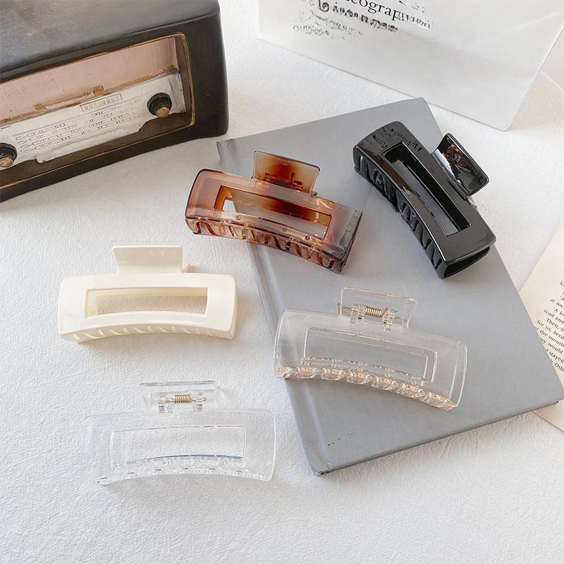 Stylish Pc Material Square Hair Claw Clip For Women With Elegant 10.5cm Design