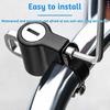 Universal Motorcycle Helmet Lock Bicycles Lightweight Security Anti-Theft Fixed Helmet Lock for 22-28mm Handlebar Moto Accessories
