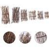 Cabilock 6PCS Japanese Bamboo Decoration Mini Fence Sashimi Serving Plate Decor Sushi Restaurant Desktop Ornaments Japanese Decoration