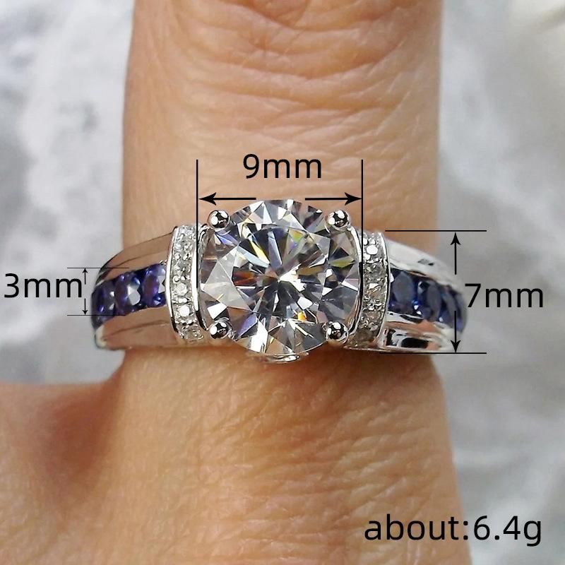 Fashion, Ring, Geometric Zircon Ring, Men'S And Women'S Trend Ring, Temperament Proposal Ring