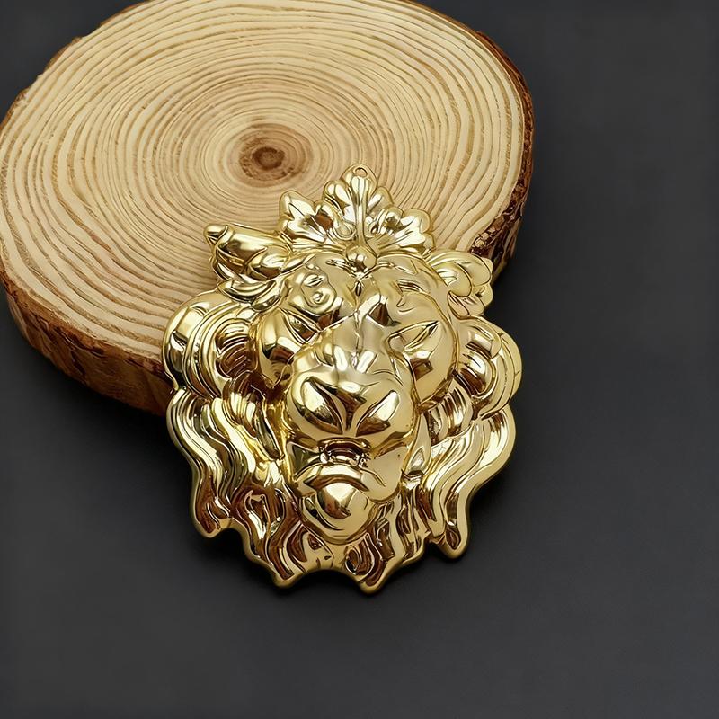 Lion Head Brooch Pin Western Style Women'S Accessory For Jackets Dresses, Parties - Year-Round Wearable Pin For