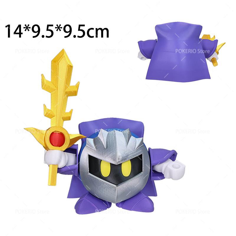 3D Printed Kirby Figure King Dedede With Hammer Character Models Morpho Knight Meta Knight Galaxia DIY Toy for Kid Xmas Gift