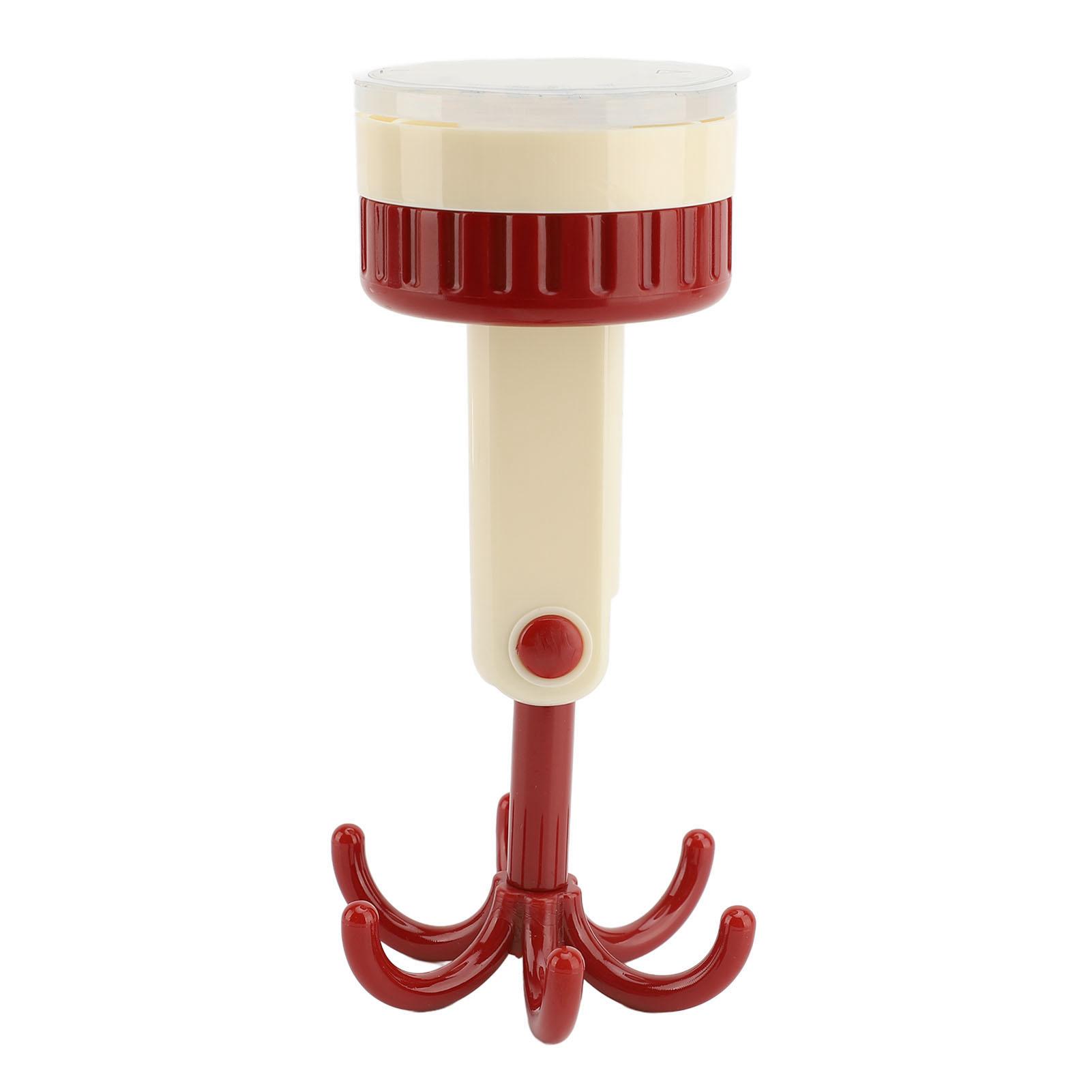 

Вращающийся на 360 градусов складной крючок с 6 лапками, многоцелевой держатель для липкой присоски, подвесной держатель для столовых приборов H Red