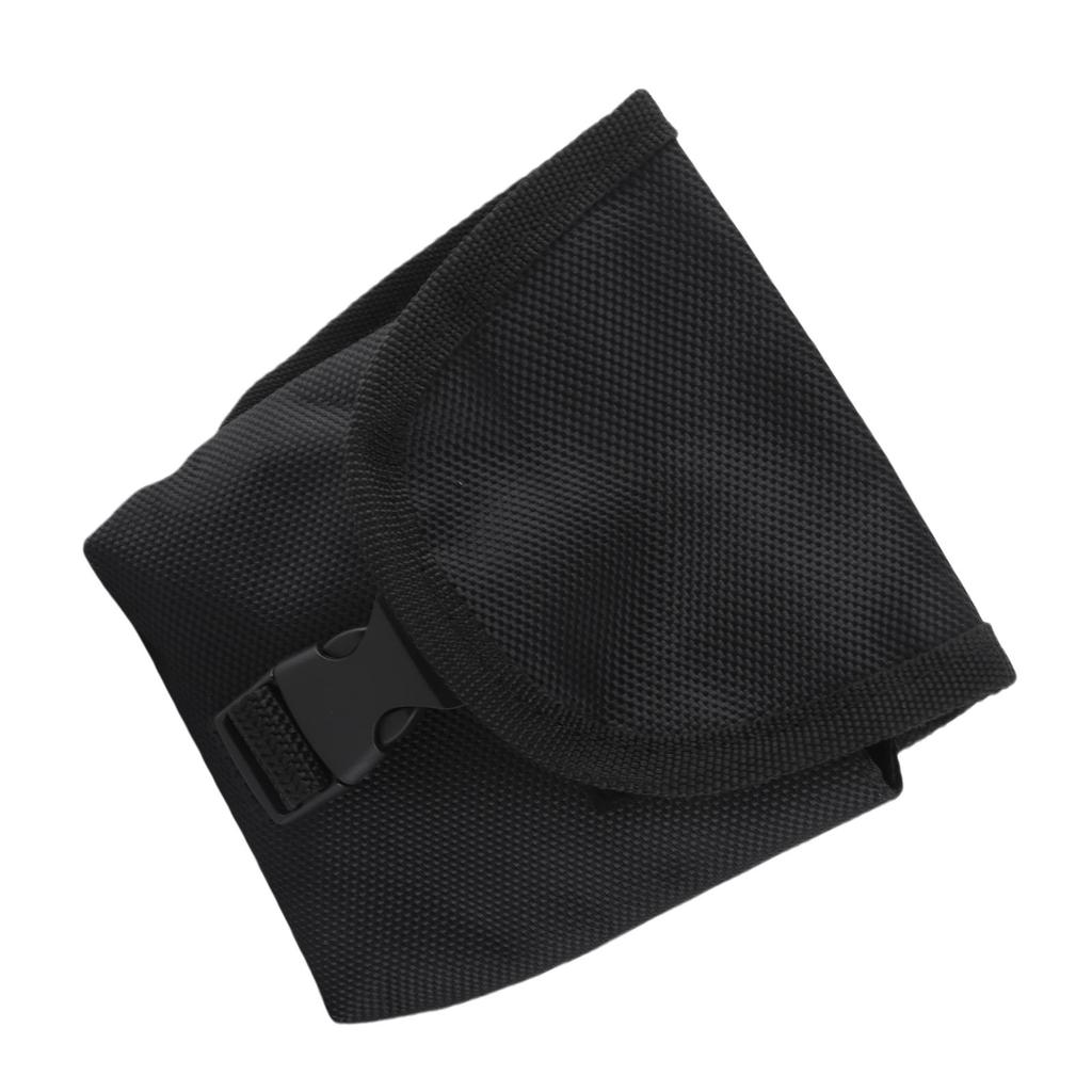 Diving Weight Pocket Pack Oxford Cloth  Diving Spare Weight Storage Bag  with Quick Release Buckle Black Diving Weight Pocket