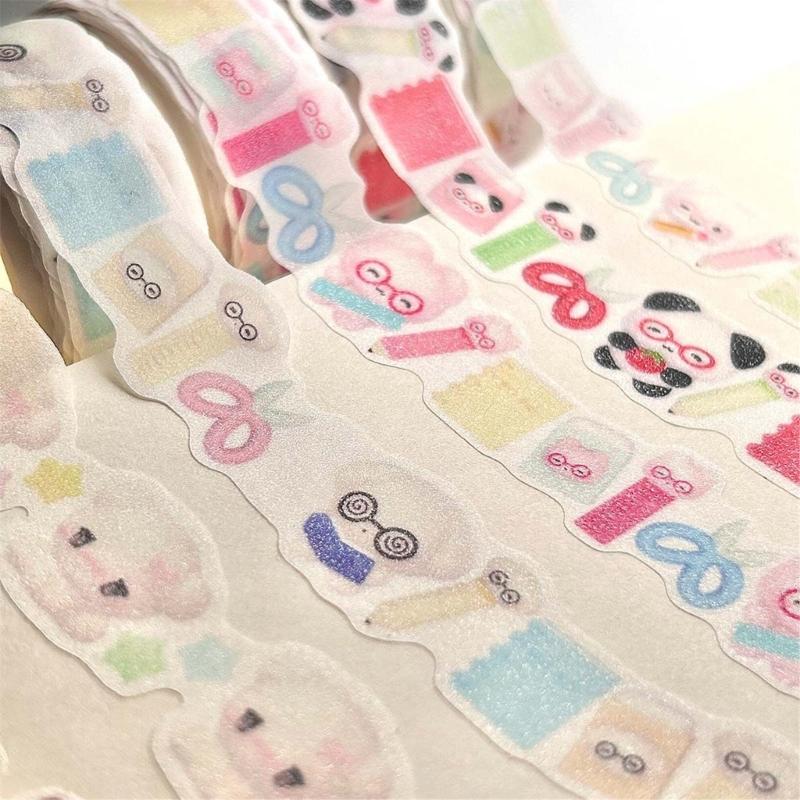 Animal Print Adhesive Tape Scrapbooking Decorative Tape for Craft 20mmx3m Aesthetic Masking Tape for Journal Wrapping