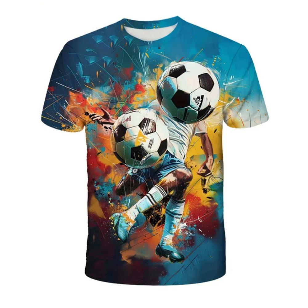 

Спортивная футболка с 3D-принтом для мальчиков, детская одежда с коротким рукавом, повседневная детская одежда, модная футболка для мальчиков 160