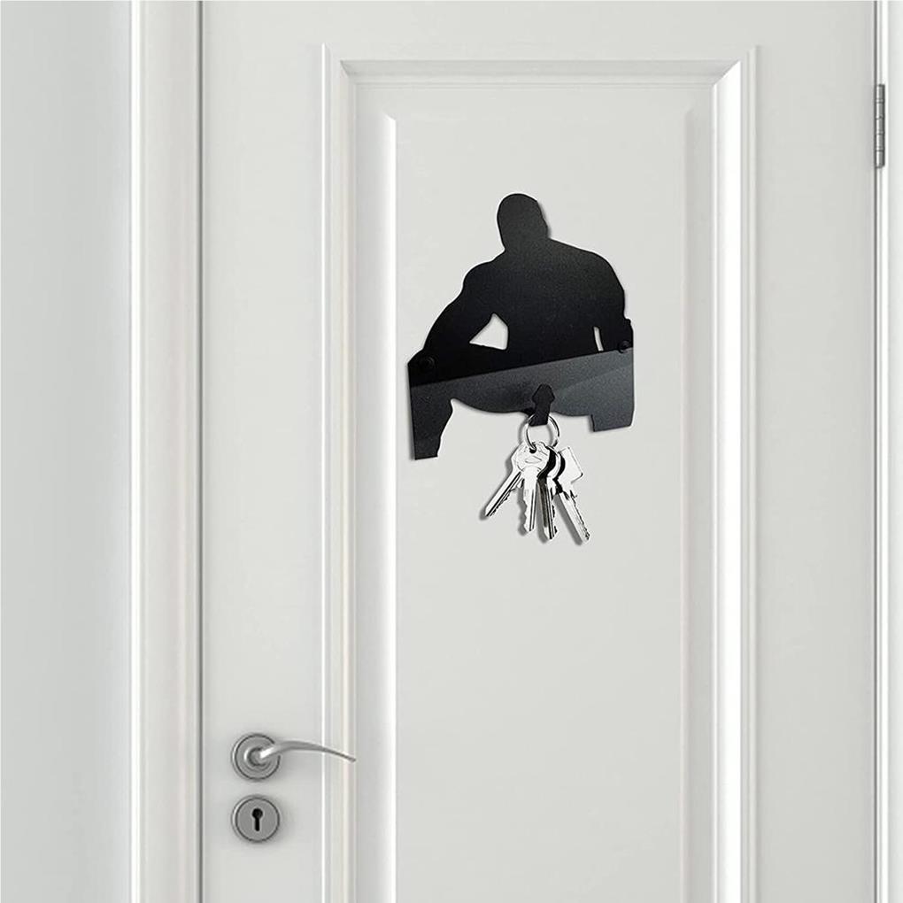 Wall-mounted Key Holder Replacement Decorative Sexy Funny Living Room Umbrella Hat Cap Hanger Rack Bracket Accessories