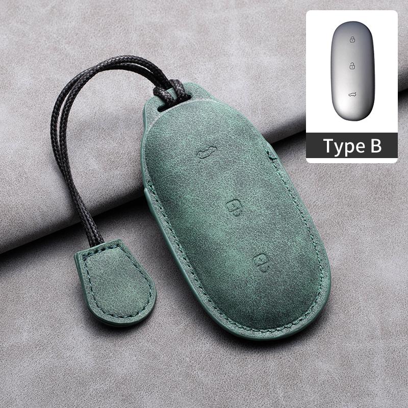 Sheepskin Car Key Case for LEADING IDEAL Lixiang L7 L8 L9 ONE 2025 2025 Li Auto Smart Remote Cover Keychain Shell Accessories