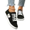 Little white shoes women's ins tide 2025 new spring and autumn canvas shoes students casual versatile flat bottom versatile niche