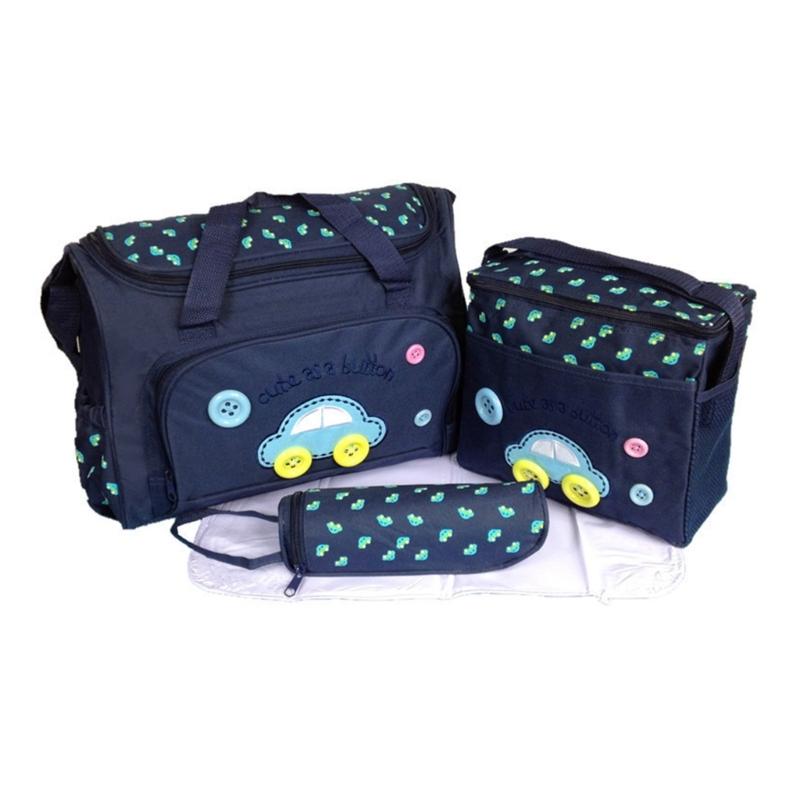 4Pcs Multifunctional Baby Changing Bag Set Spacious and Practical Baby Changing Bag Set for Modern Parenting Needs