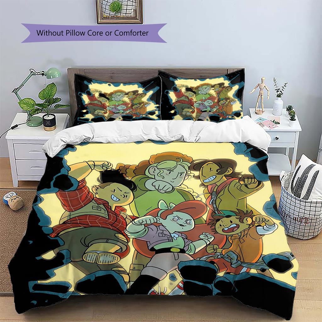 Lumberjack Pattern Bedding Quilt Set Home Decoration Gift (1 * Duvet Cover + 2 * Pillowcase Without Core)