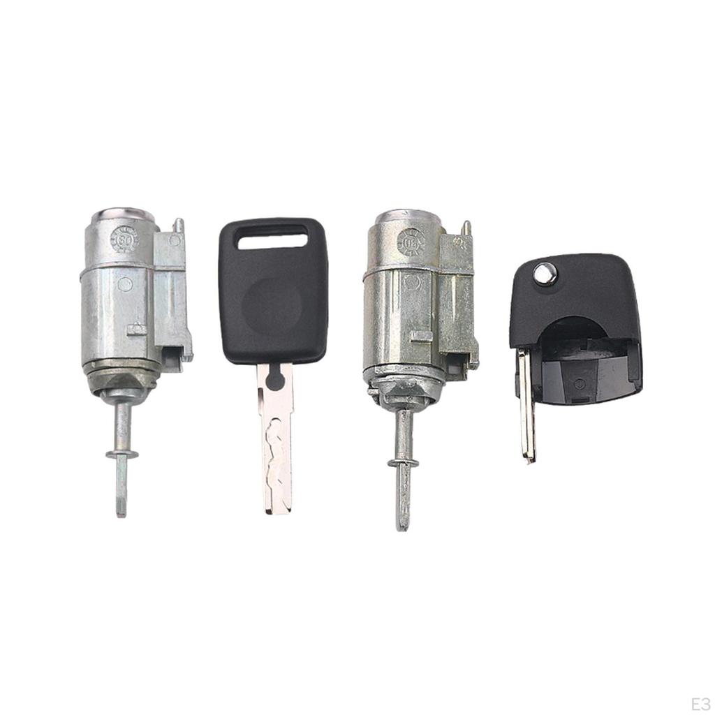 Car Left Door Lock Cylinder Key Set, , Driver Side, Metal Replace Parts, Easy Installation for A6