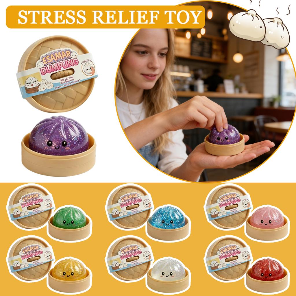 Extra Large Squeezable Steamed Bun Toy - Realistic Steamed Bun