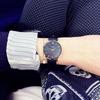 Cluse Ladies Minuit 33mm Blue Leather Band Metal Case Quartz Black Dial Analog Watch Cl30014