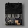 Herren Gabelstapler Zertifizierter Bediener T-Shirt Reine Baumwolle Kleidung Freizeit Kurzarm Rundhals T-Shirts Geburtstagsgeschenk T-Shirts