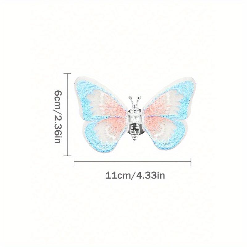 1pc Embroidered Butterfly Car Air Conditioning Vent Decoration That Moves
