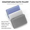 Waterproof PVC Foam Bath Pillow with Suction Cups for Home & Hotel Spa
