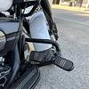 HUILI-JPHOME Short 32mm 1.25'' Universal Up Highway Foot Pegs Foot Pedals Footrest Honda Kawasaki