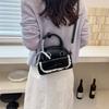 New small bag women's summer new fashion niche design messenger bag portable bowling bag