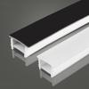 1 Piece Soft Recessed Silicone Diffuser Channel For 5050 Cob Flexible Ribbon Strip Light 1/3/5M Embedded Led Neon Rope Tube