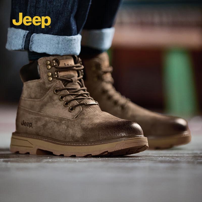 Jeep Men s British Retro Martin Work Boots 41