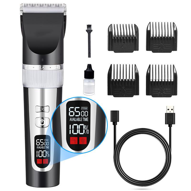USB Charging Cat & Dog Hair Clipper Low Noise Pet Grooming Products Safe & Automatic Pet Trimmers Cordless Clippers