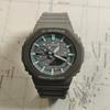 CASIO Customized watch modified series Farmer Oak Original resin strap GA-2100-SKE hand-painted GA-2100-1A1(Watch3-GaiZhuang-ShouHuiXiLieLanHeiWuShi