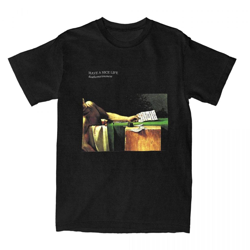 Mężczyźni Kobiety Miłego Życia Świadomość Śmierci Graficzny T-shirt Rzeczy Niesamowity Bawełniany T-shirt Koszulka Ubrania Klasyczny