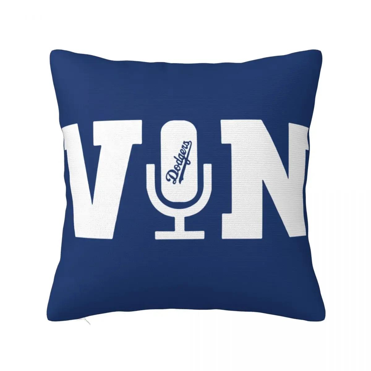 

Vin Scully Microphone Pillow Case Cushion Cover Awesome Decorative Pillowcase for Car 66x66cm