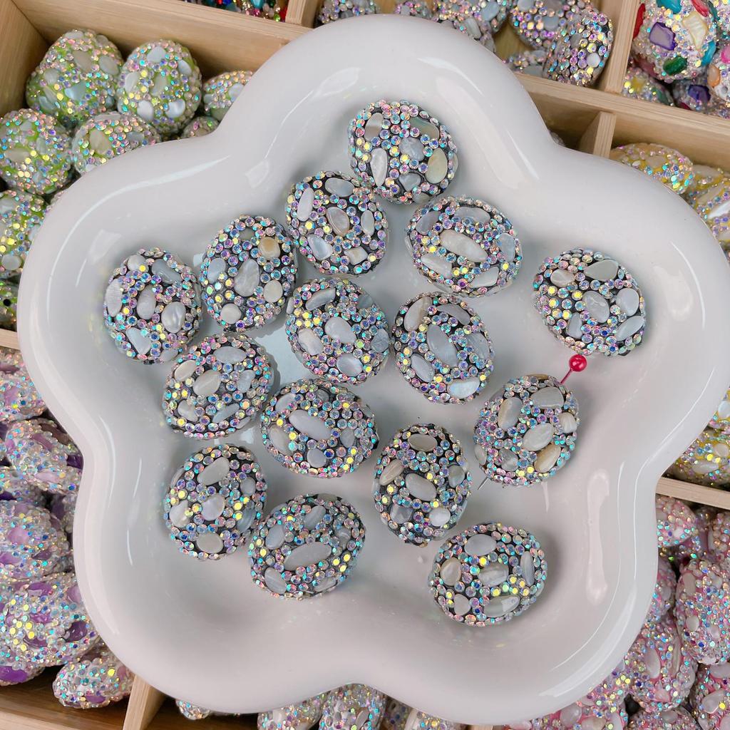 Handmade Rhinestone Crystal Beads for DIY Jewelry: Diamond Ball, Spacer, Pendant Materials