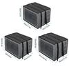 1pc Outside AC Unit Black Leaves Clogging Outdoor with Waterproof Top Breathable Air Conditioner Cover Removable Mesh Covers